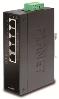 Planet Switch  5-p Gigabit Layer2 Industri IP30 DIN RPS