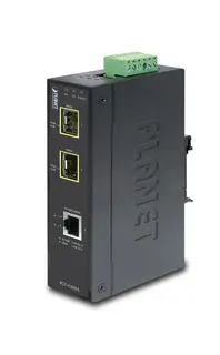 Planet Konverter 1000TX - 1000SFP 1xTX 2xSFP DIN IP30 R.Power