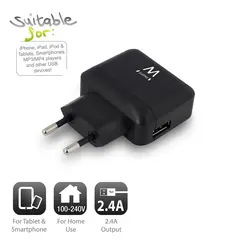 Ewent Universal USB lader 1-Port 1xUSB 2.4A