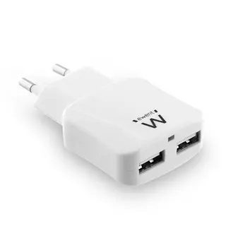 Ewent Universal USB lader 2-Port 2xUSB 2.4A