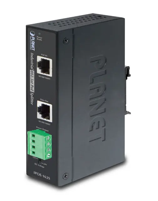Planet PoE Splitter 12/24V DC PoE+ IEEE802.3at Gigabit High Power Industri 