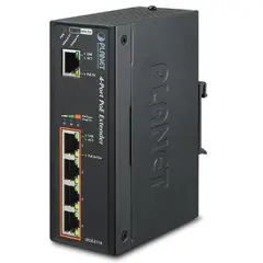 Planet PoE Extender 1:4 Gigabit IEEE802.3af/at IP30 Industri