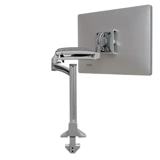 Chief Kontour K1 Bord 1xSkjerm Søyle VESA Max 9 Kg Klemme/Bolt Sølv