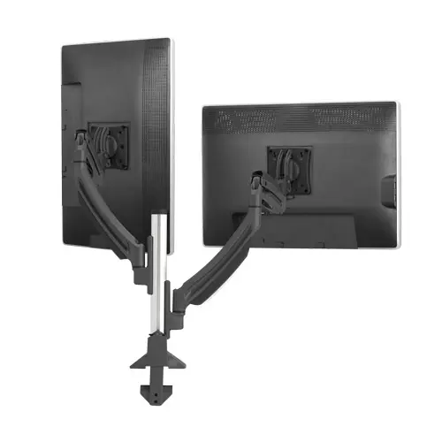 Chief Kontour K1 Bord 2xSkjerm Søyle VESA Max 2x9 Kg Klemme/Bolt Sort 