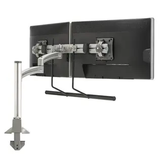 Chief Kontour K2 Bord 2xSkjerm Klemme VESA Max 2x6.8 Kg Klemme/Bolt Sølv