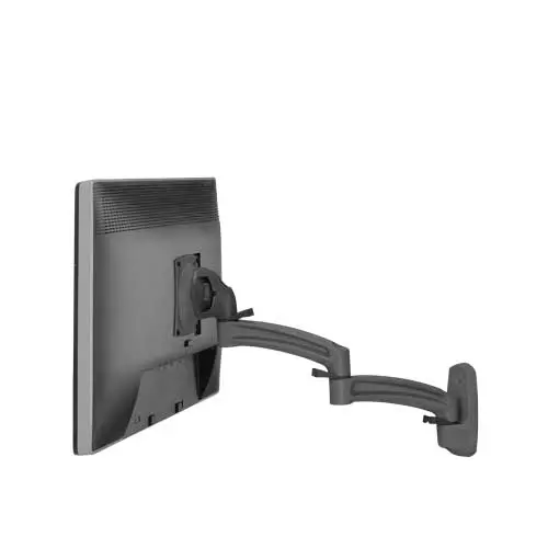 Chief Kontour K2 Vegg 1xSkjerm 437mm VESA Max 18 Kg Single Stud Sort 
