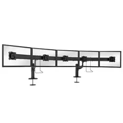 Chief Kontour K4 Bord 5xSkjermH VESA Max 5x6,8 Kg Bolt Sort