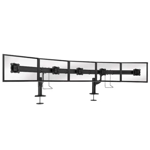 Chief Kontour K4 Bord 5xSkjermH VESA Max 5x6,8 Kg Bolt Sort 