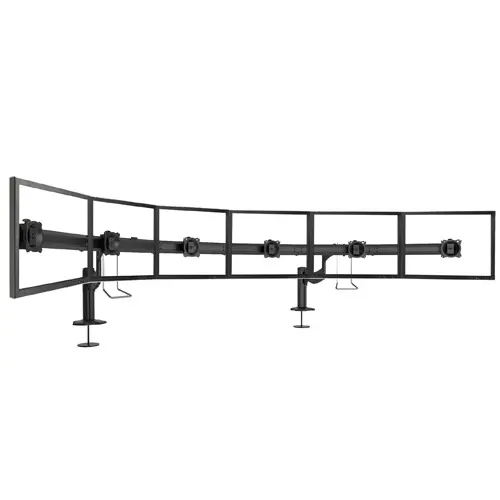 Chief Kontour K4 Bord 6xSkjermH VESA Max 6x6,8 Kg Bolt Sort 