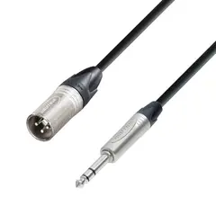AH Mik.Kabel XLR - 6.3 mm 3p - 1,5 m XLR Han - 6.3mm Stereo Han
