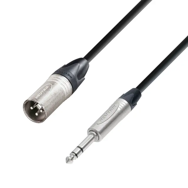 AH Mik.Kabel XLR - 6.3 mm 3p - 1,5 m XLR Han - 6.3mm Stereo Han 