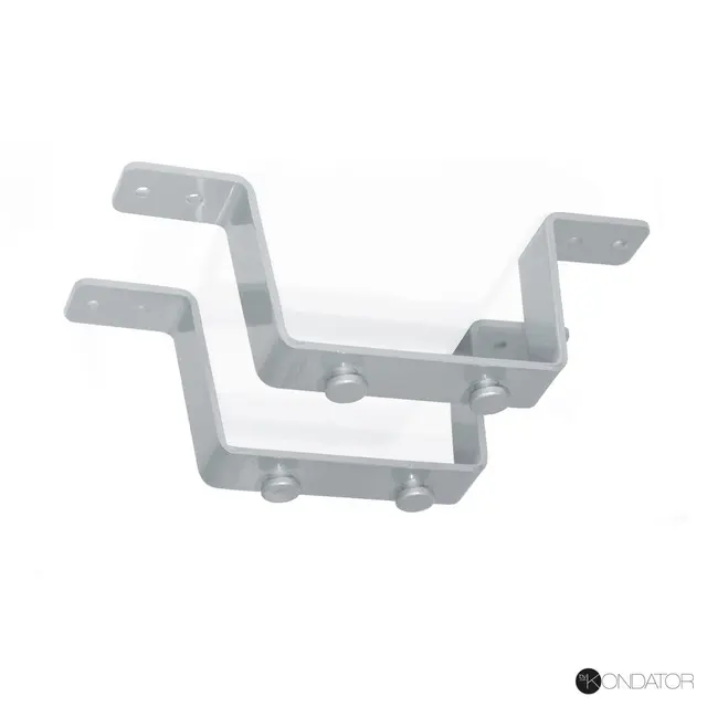 Kondator Distanse stykke 65mm Sølv Par 