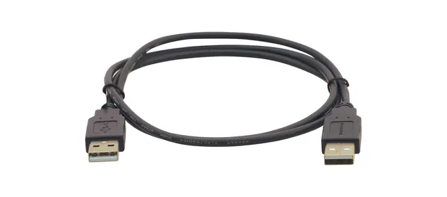 Kramer USB2 Kabel A-A -  4,6 m A-A USB Kabel Sort 