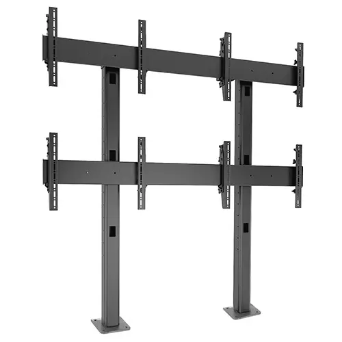 Chief Gulv Videovegg 2x2 Large Universal Sort Max 4x56 Kg Bolt Down 