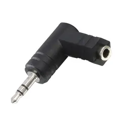 Lindy Adapter 3.5mm Han > 3.5 mm Hun 90° 3.5mm Stereo Skjøtestykke Vinklet