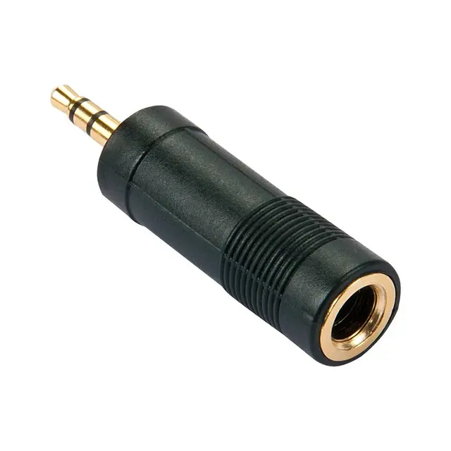 Lindy Adapter 6.3mm > 3.5 mm 6.3mm Stereo Hun til 3.5 mm Stereo Han 