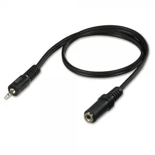 Lindy Adapterkabel 3,5mm > 2,5mm - 30 cm 3,5mm Hun - 2,5mm Han Stereoadapter