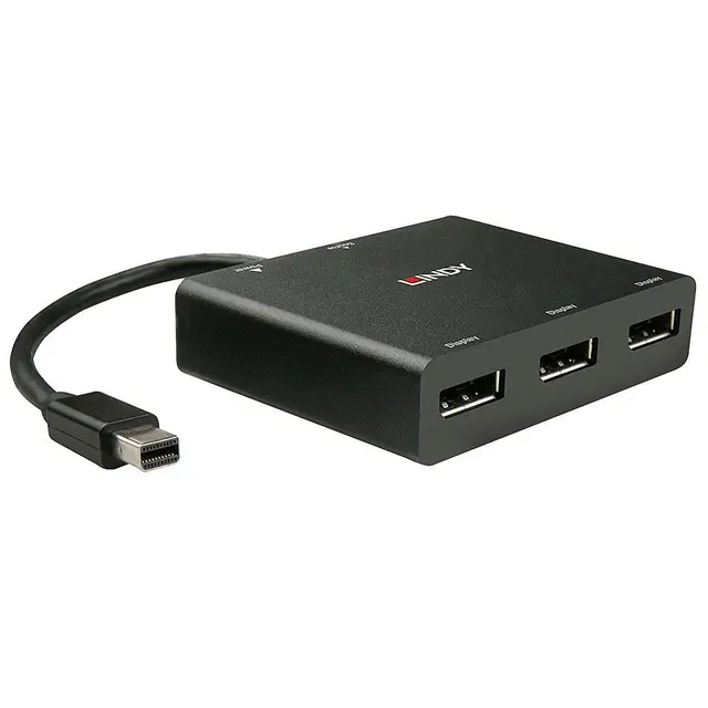 Lindy HUB MiniDP -> 3-port DisplayPort Multi-Display MST Hub 4K@60Hz DP1.2 