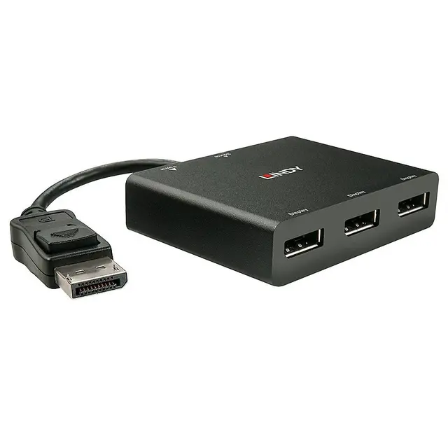 Lindy HUB DP -> 3-port DisplayPort Multi-Display MST Hub 4K@60Hz DP1.2 