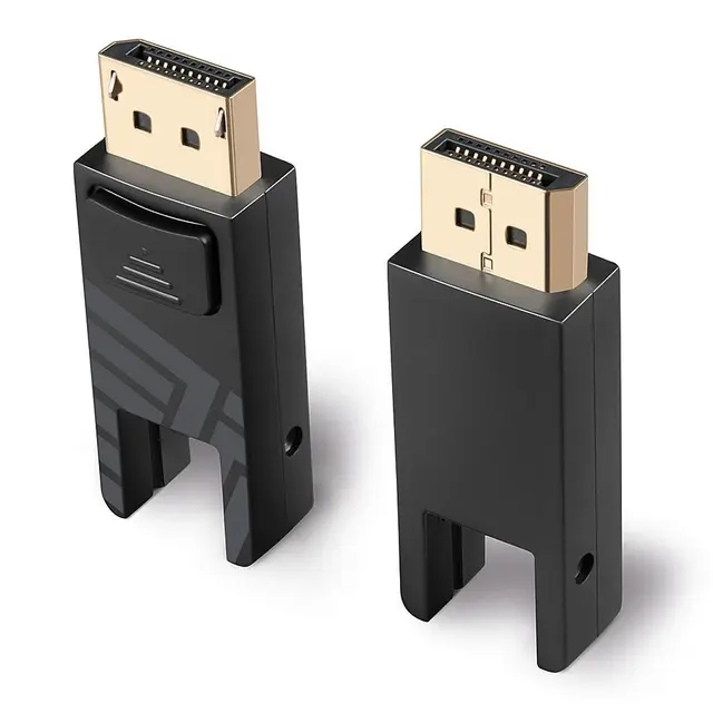Lindy Hybrid MinDisplayPort Kabel - 30 m Avtagbare kontakter DP1.4 HD Sort 