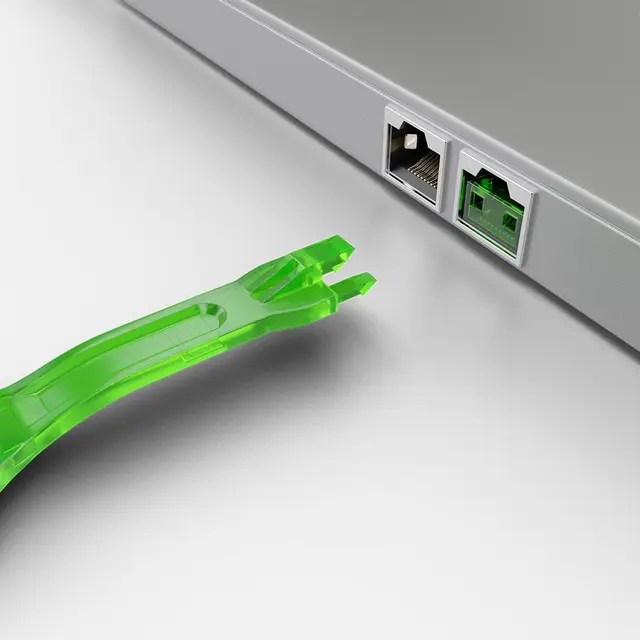 Lindy RJ45 Port Blocker Kit Grønn 10 låser og nøkkel 