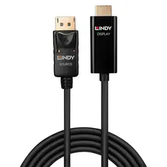 Lindy Displayport > HDMI Kabel -  3,0 m Videokilde: DisplayPort