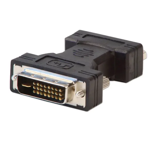 Lindy Adapter DVI-D>DVI-I DL 1K Resistor DVI-D han til DVI-I hun for Hot Plugging 