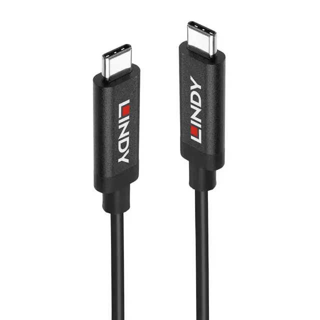 Lindy USB-C 3.1 Kabel C-C - 5m C(M) - C(M) USB Kabel 10Gbps Sort 