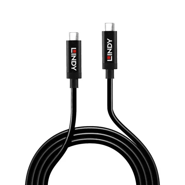 Lindy USB-C 3.1 Kabel C-C - 5m C(M) - C(M) USB Kabel 10Gbps Sort 