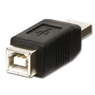 Lindy Adapter USB2 A Hann - B Hun USB Skjøtestykke