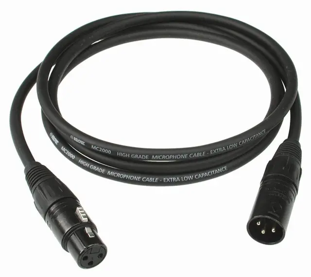Klotz Mikrofonkabel XLR -  1,0 m XLR 3-pol Plugg - XLR 3-pol Kontakt 