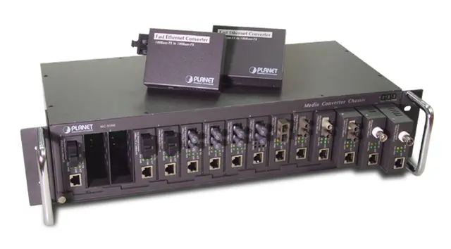 Planet Konverter Chassis 15-Slot Rack2.4U 19" 