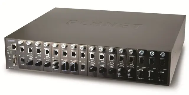 Planet Konverter Chassis 16-Slot 19"2U Smart Chassis 