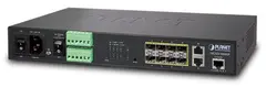Planet Switch  8-p 8xSFP 2xGigabit L2/L4 Managed Metro Ethernet Switch (AC+