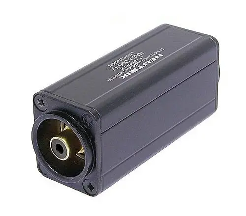 Neutrik Adapter RCA Hun - 3XLRM RCA Hun (sort) til XLR 3-pin HAN 