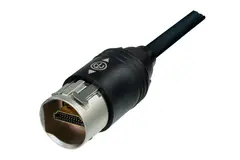 Neutrik HDMI IP65 -  1,0 m HDMI Kabel Sort