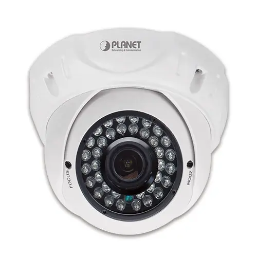 Planet Kamera H.265 4MP PoE Dome Ute IP66 IR VF ONVIF 2DNR WDR ICR 