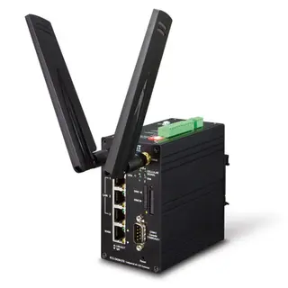 Planet Industrial 4G LTE Cell Gateway 4p 2xSIM 2xRS232 1xRS485 DI/DO