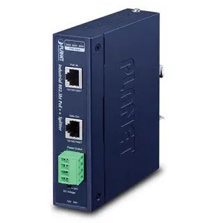 Planet PoE Splitter 12/24V DC PoE++ IEEE802.3bt Gigabit IP30 Industri