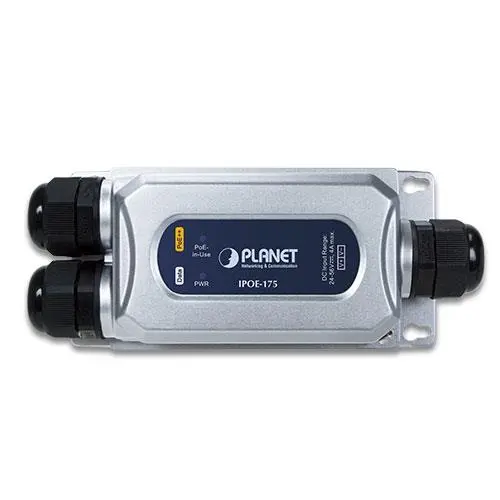 Planet PoE Injector 60W PoE++ IEEE802.3bt Gigabit IP67 Industri 