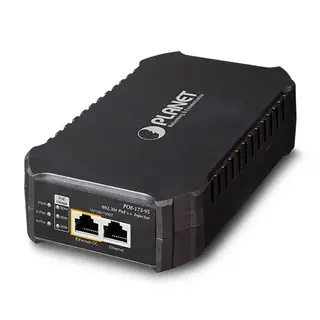 Planet Injector 1-port Gigabit Ultra PoE 95W IEEE802.3bt Innebygget Power