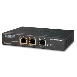 Planet PoE Ethernet extender 2 port IEEE802.3af Long Distance High Power