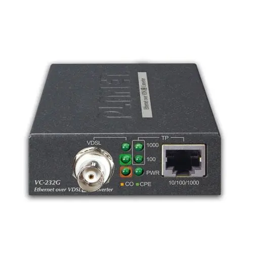 Planet Konverter Ethernet over Coax 1-P 10/100/1000T Ethernet to VDSL2 BNC 