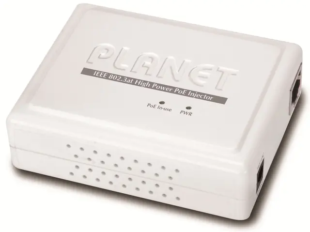 Planet Injector  1-port Gigabit PoE+ 30W IEEE802.3at 