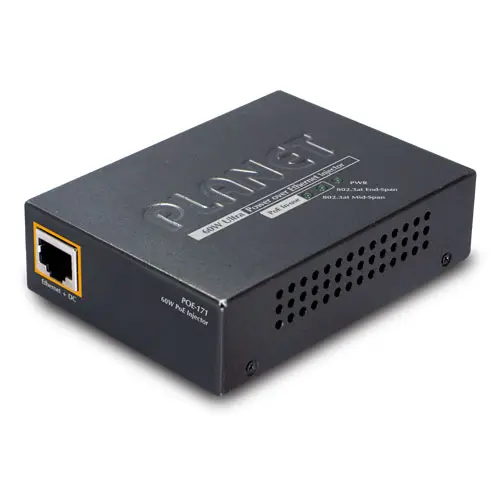 Planet Injector  1-port Gigabit PoE+ 60W IEEE802.3at B60W 