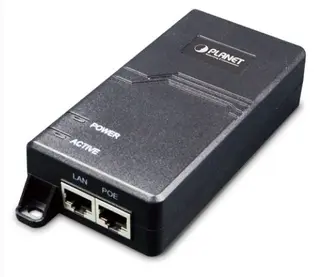 Planet Injector  1-port Gigabit PoE+ 60W IEEE802.3at B60W Innebygget Power