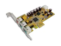 Sunix PCI  Express 3xUSB 2.0 Powered USB ports 1x24V 2x12V