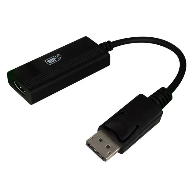 SCP Adapter DisplayPort > HDMI 4K HDR Videokilde: DisplayPort 1.4 