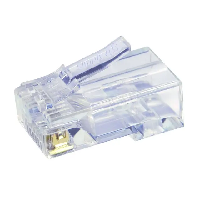 Simply45 Cat6 UTP Pass Through RJ45 RJ45 - Pass Through - 24AWG pris pr. stk 