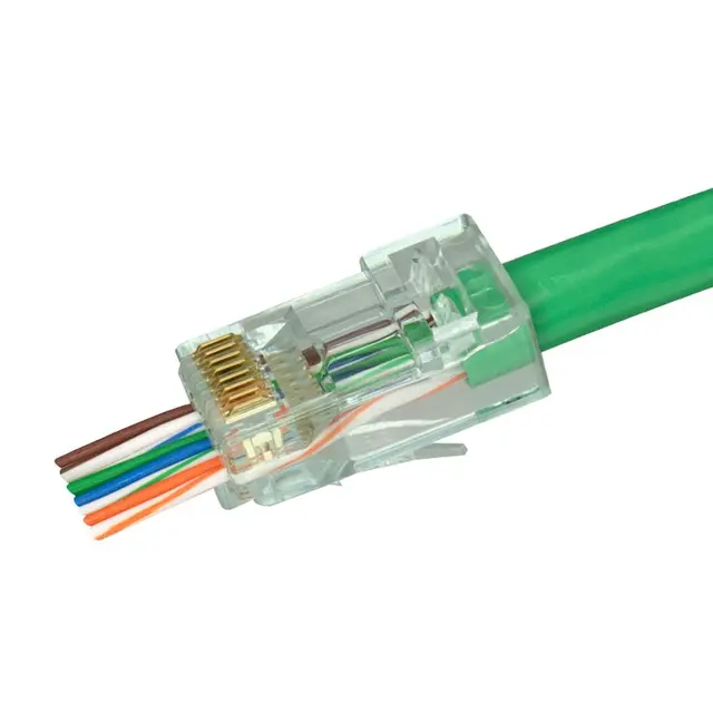 Simply45 Cat6 UTP Pass Through RJ45 RJ45 - 23AWG pris pr. stk. 